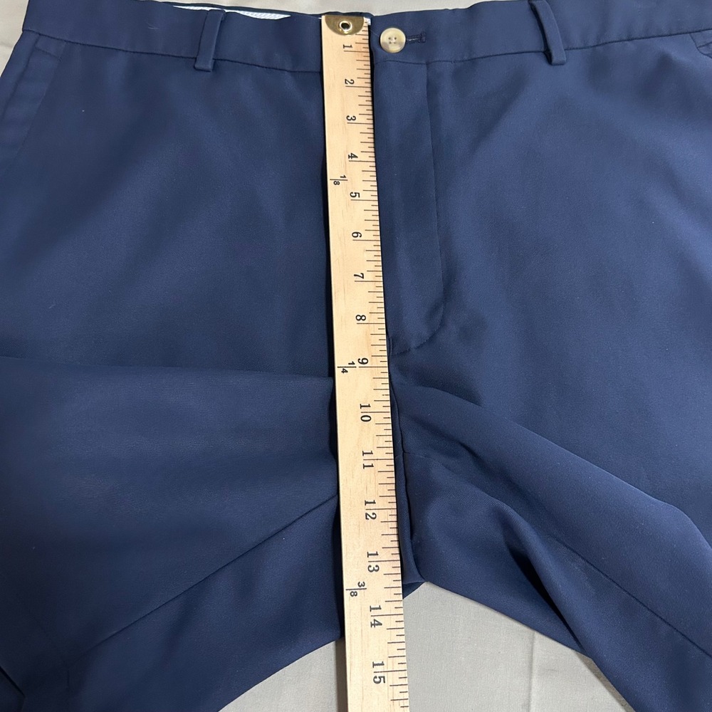 Peter Millar Shorts Golf Performance Mens 36 Navy Blue Preppy Classic - Picture 8 of 10